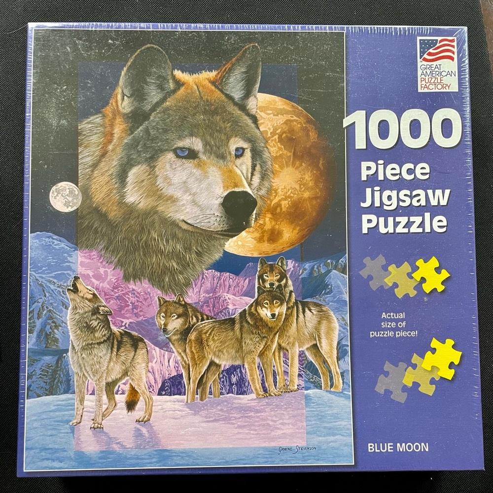 New with plastic still on - 1000 piece puzzle - Blue Moon